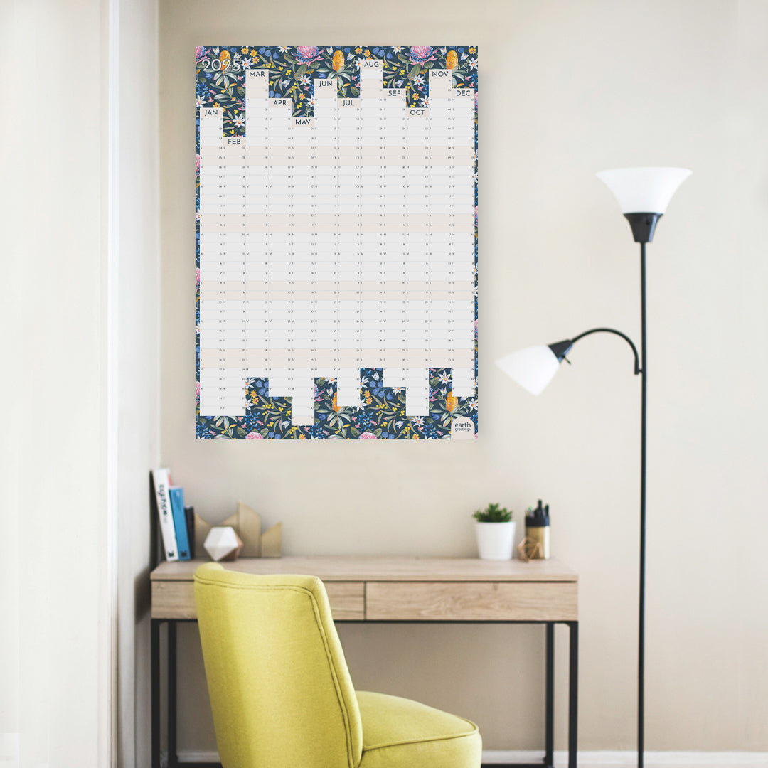 2025 Jayne Branchflower Wall Planner