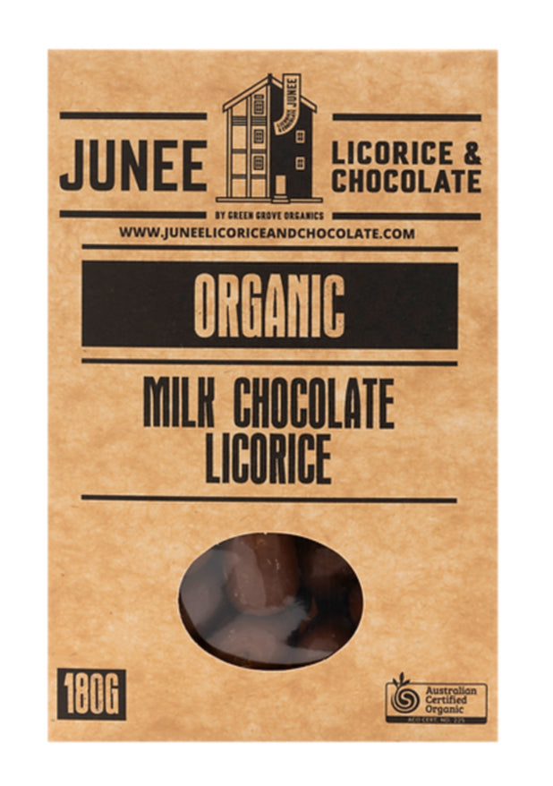 Junee Milk Chocolate Coated Licorice