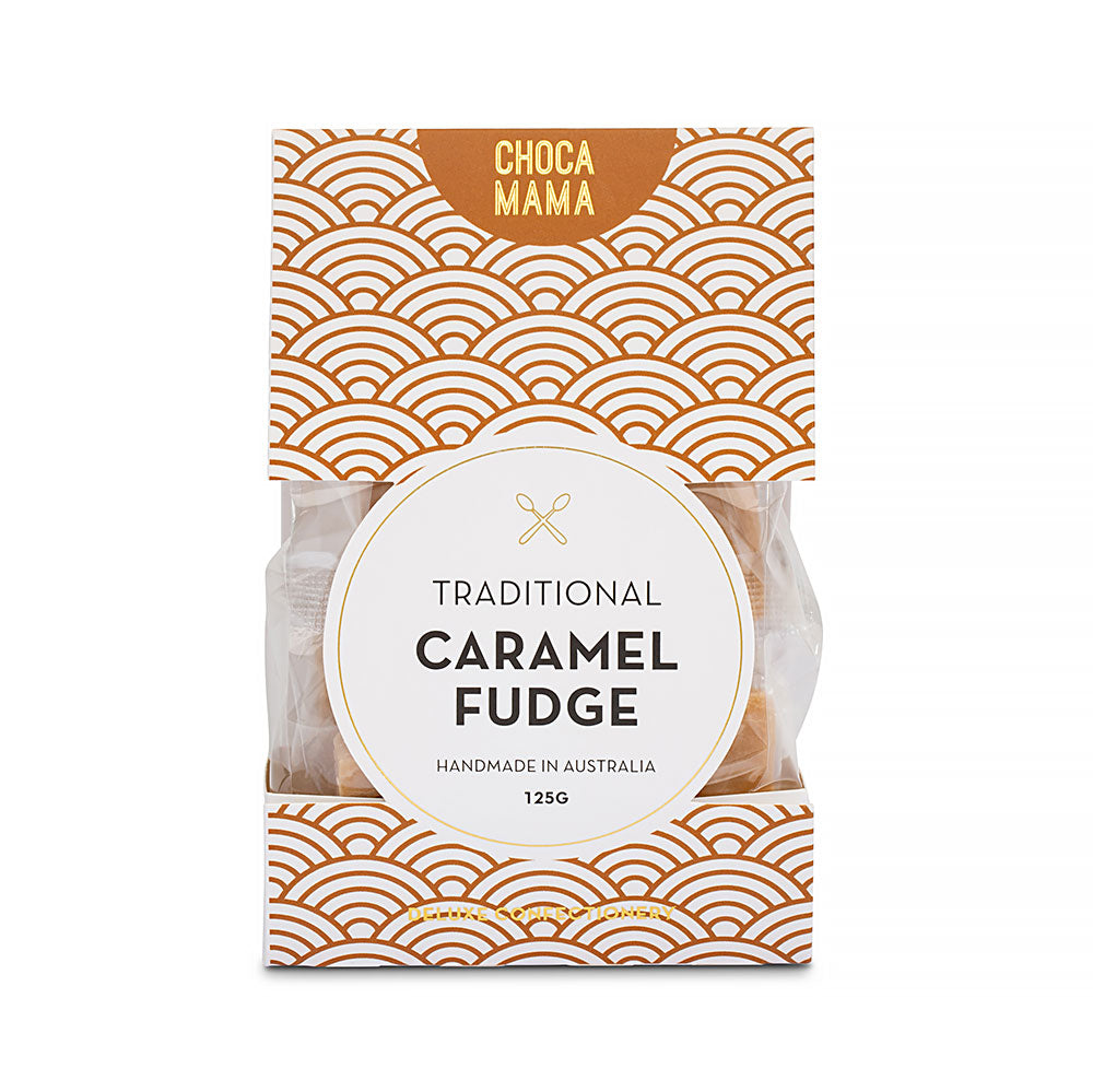 Chocamama Caramel Fudge in Small Window Box 125g