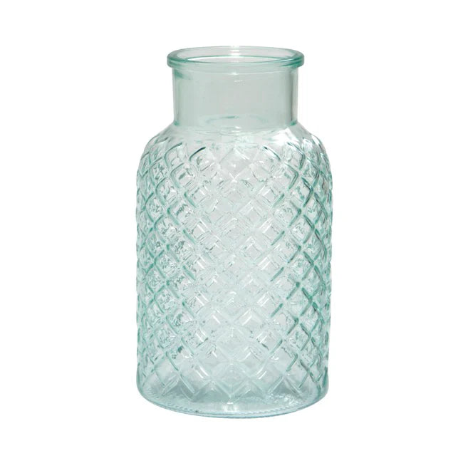 Glass Ann Bottle Vase "Pineapple" - Various Size & Colours