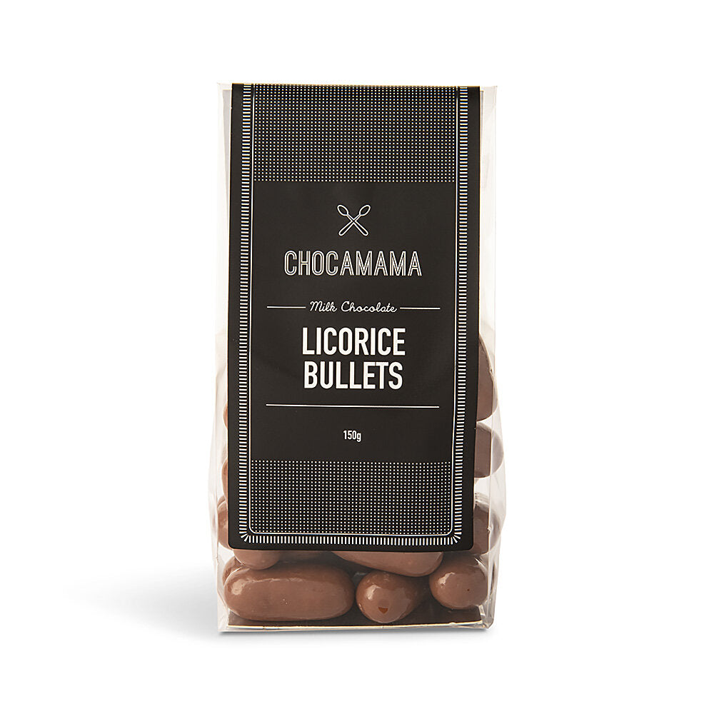 Milk Chocolate Licorice Bullets