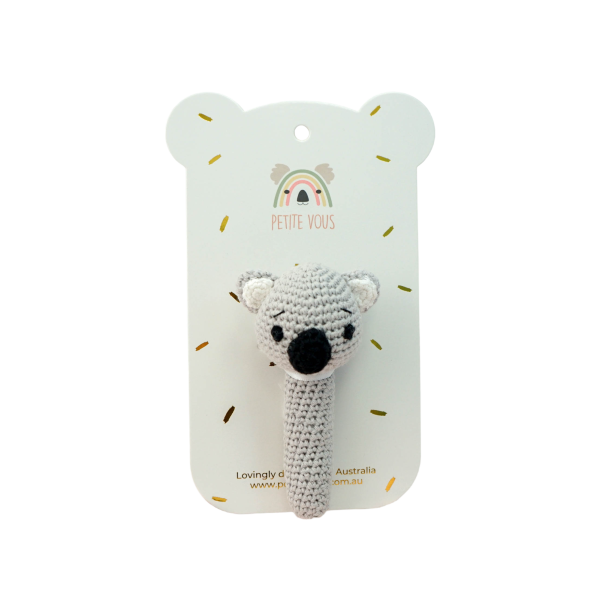 Crochet Hand Rattle - Kali Koala