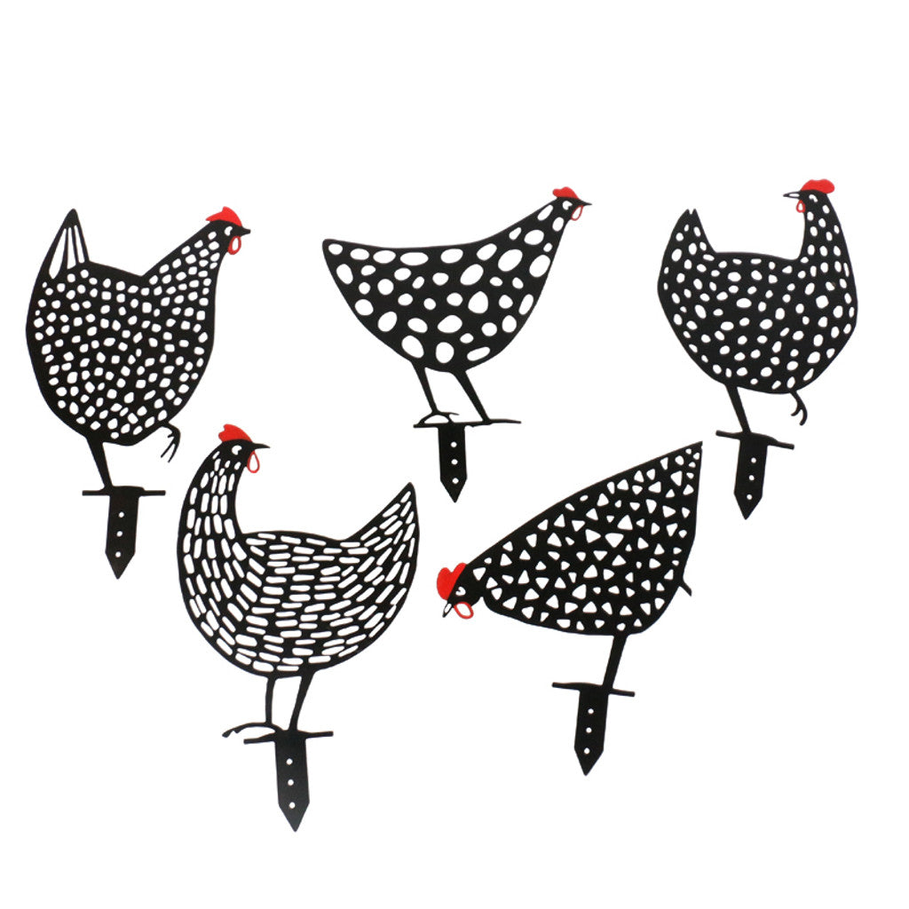 CHOOKS - SET 5 HENS STAKES