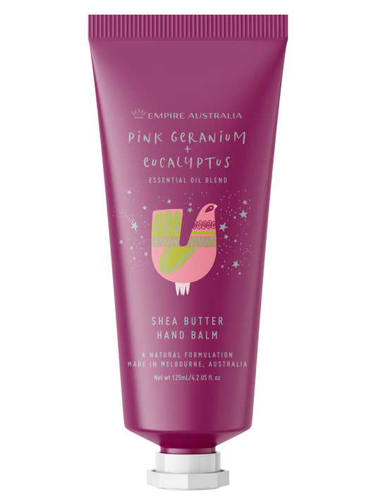 'Scandi' Pink Geranium and Eucalyptus Hand Balm 125ml