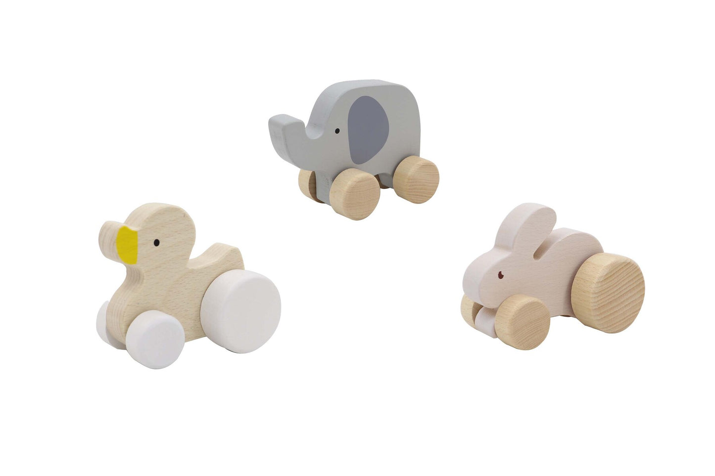 WOODEN ANIMAL CAR
