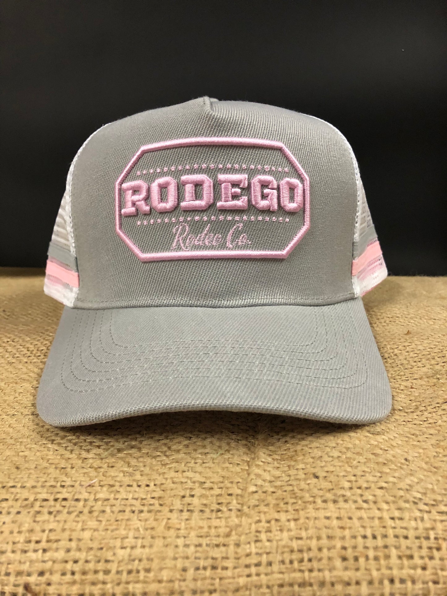 RODEGO Cap - Grey/Pink