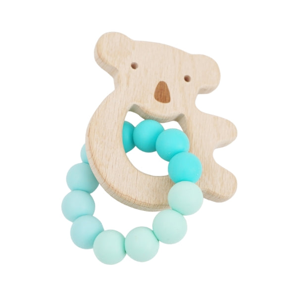 Petite Vous Beechwood and Silicone Teething Rings