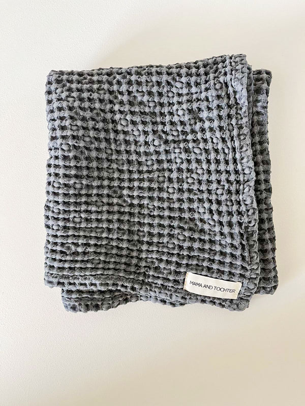 Mama and Tochter 100% Organic Cotton Rustic Waffle Tea/Hand Towel