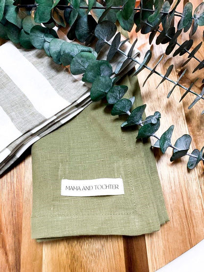 Mama and Tochter Pure French Linen Tea Towels