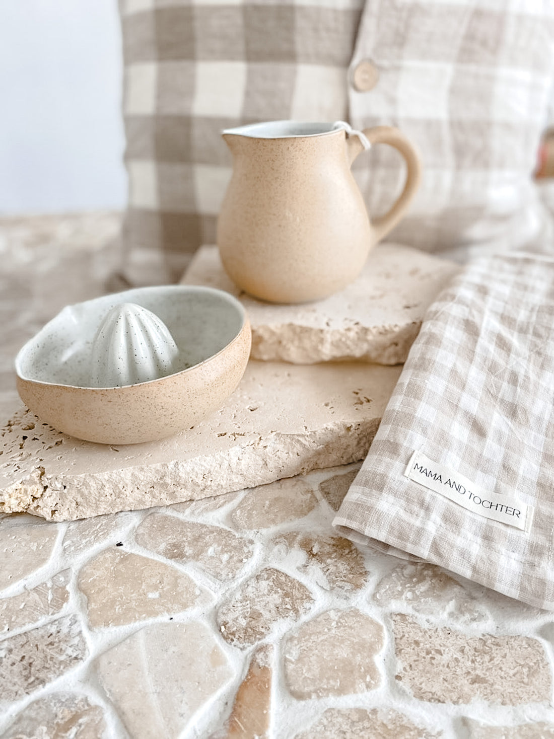 Mama and Tochter Pure French Linen Tea Towels