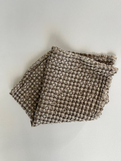 Mama and Tochter 100% Organic Cotton Rustic Waffle Face Cloth