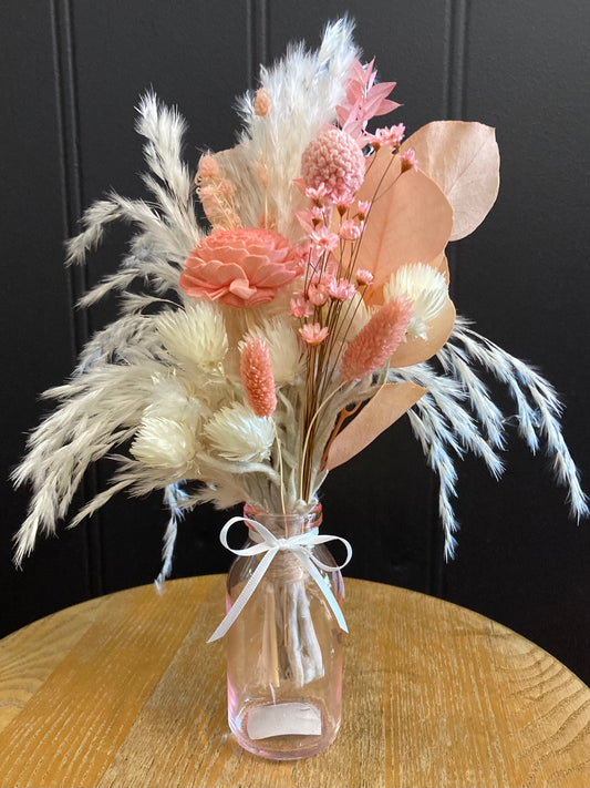 Dried Posy in vase - Small