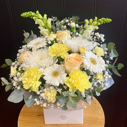 Fresh Flower Boxed Arrangement - Designers Choice
