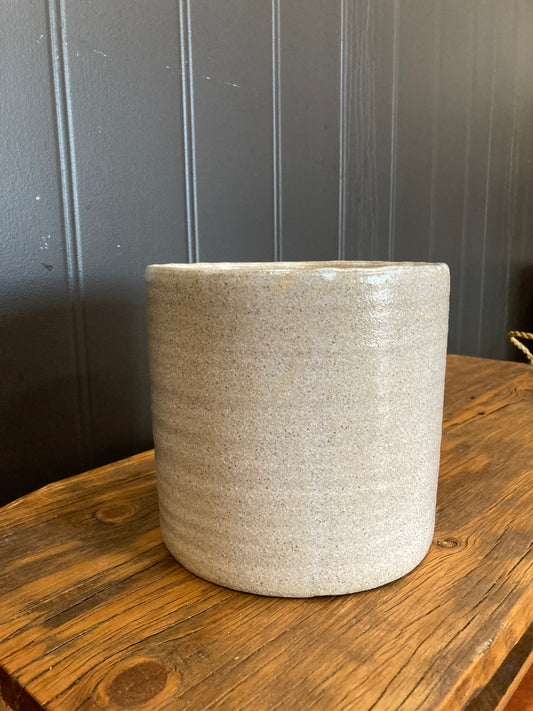Large Pot - Ceramic Blue Grey Finish