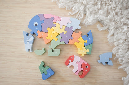 ELEPHANT A-Z CHUNKY JIGSAW PUZZLE