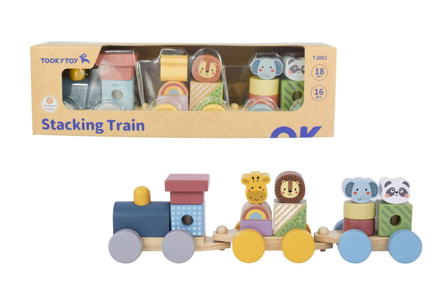 FOREST FRIENDS STACKING ANIMALS TRAIN