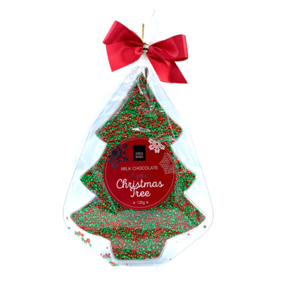 Chocamama Milk Chocolate Freckled Christmas Tree 125g