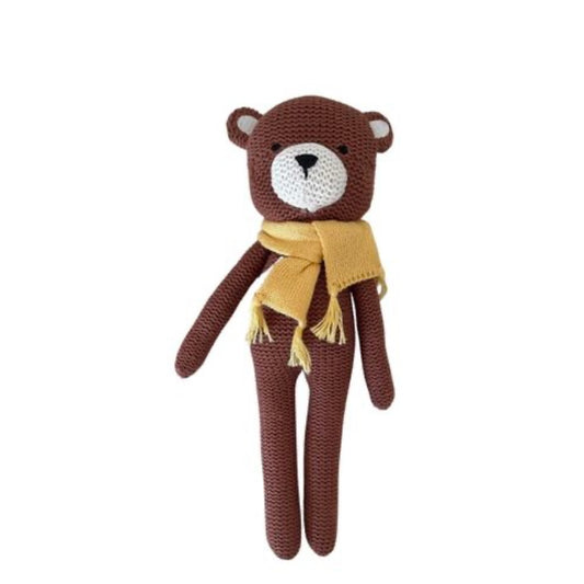 Knitted Bear Rattle