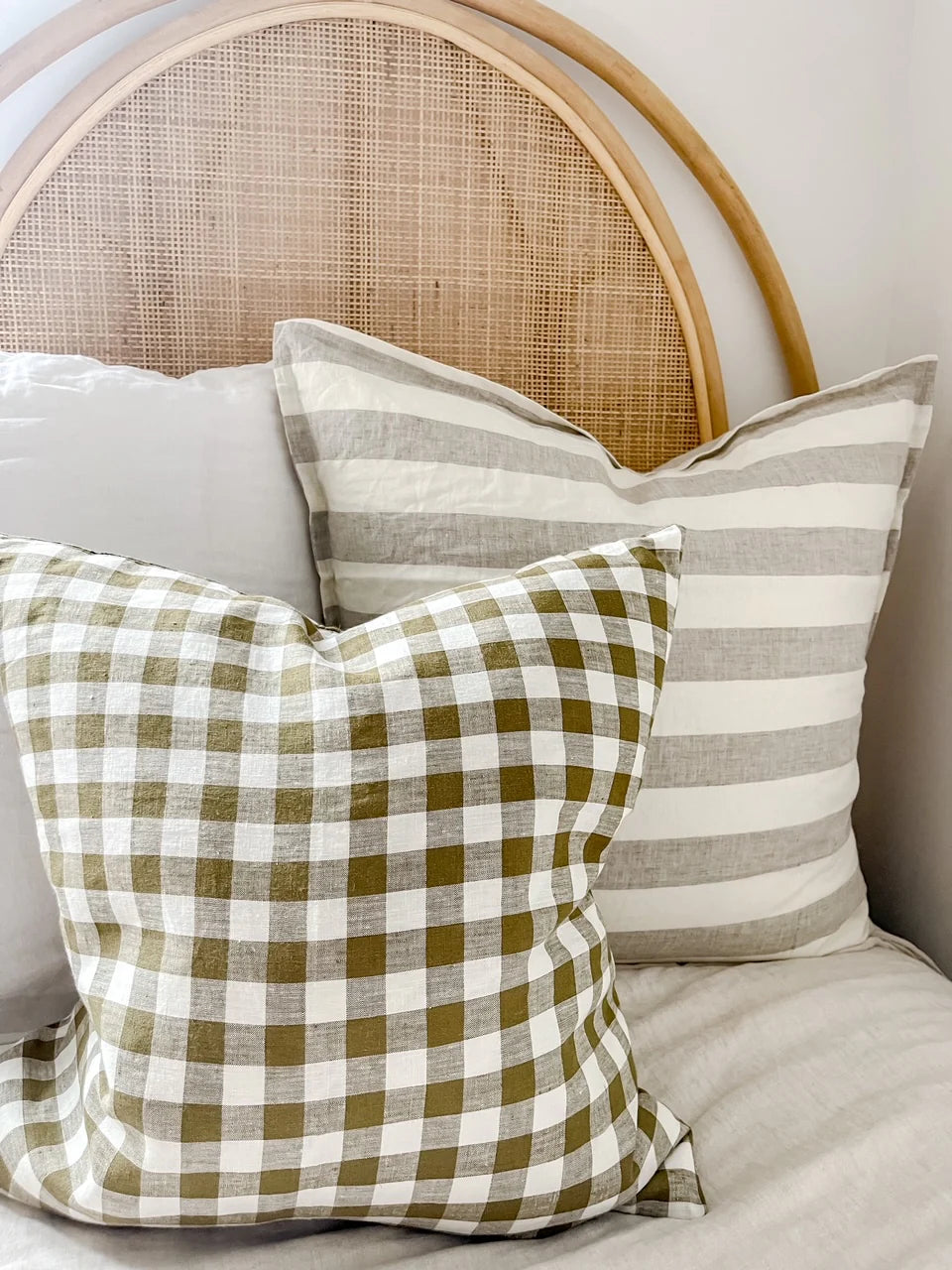 Mama and Tochter Pure French Linen Cushion Covers