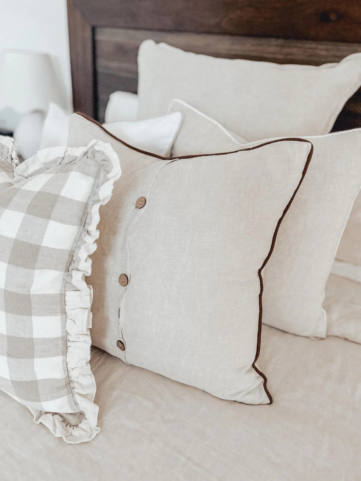 Mama and Tochter Pure French Linen Cushion Covers