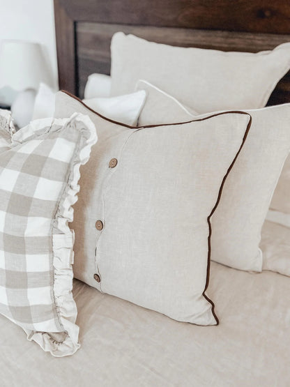 Mama and Tochter Pure French Linen Cushion Covers