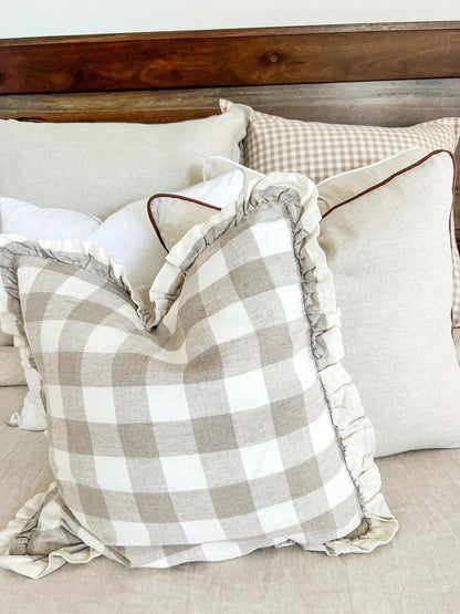 Mama and Tochter Pure French Linen Cushion Covers