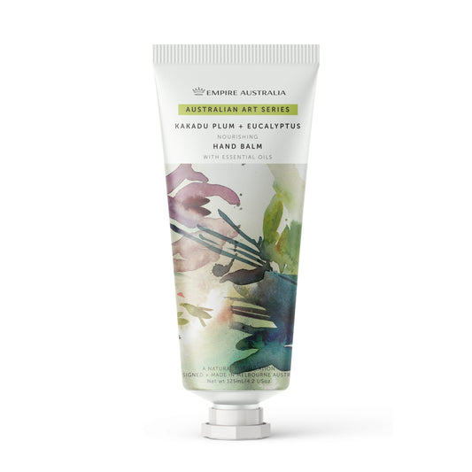 Australian Art Series – Kakadu Plum & Eucalyptus Hand Balm 125g