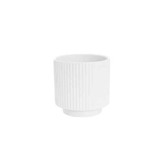 Ceramic Mykonos Muse Vase Matte White - Assorted Sizes