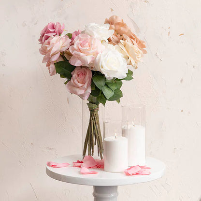 Glass Cylinder Floral Event Vase Clear
