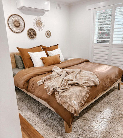 Mama and Tochter Organic Cotton Bamboo Waffle Throw Blankets