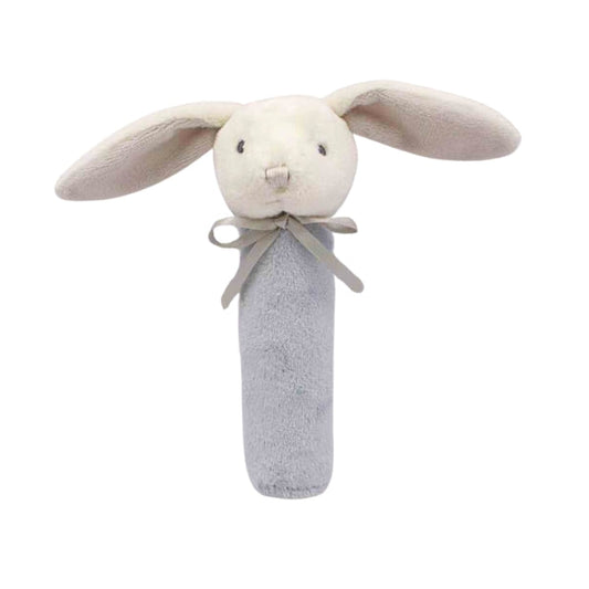 Mika The Bunny Hand Held Rattle and Squeaker