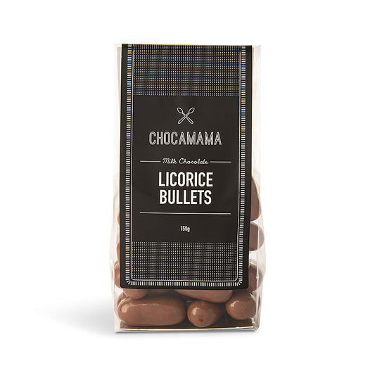 Milk Chocolate Licorice Bullets