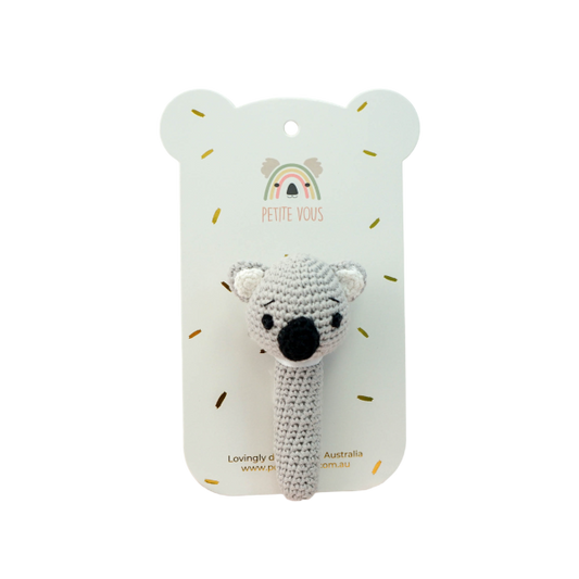 Crochet Hand Rattle - Kali Koala