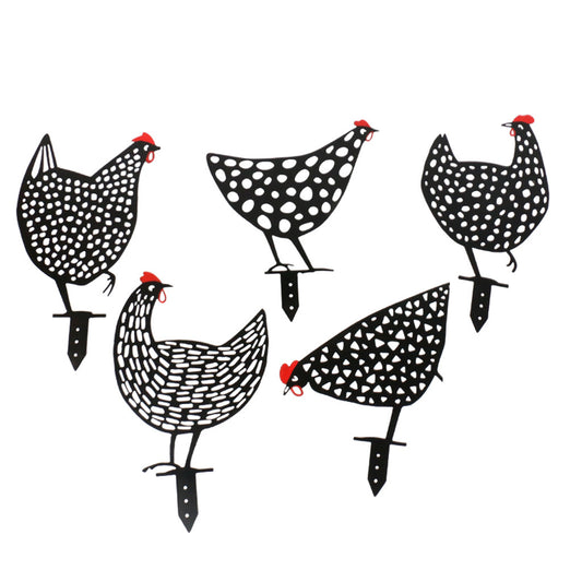 CHOOKS - SET 5 HENS STAKES