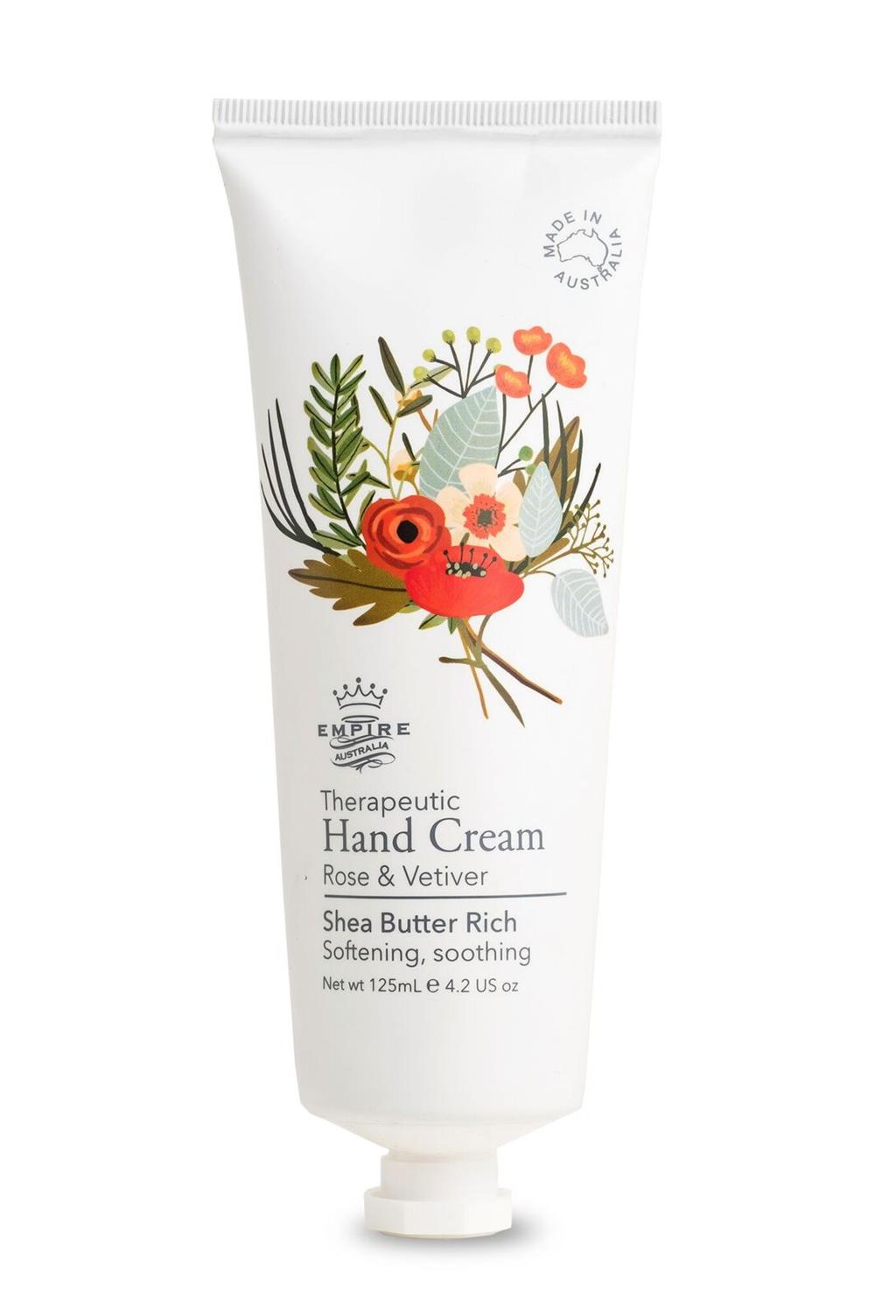 Therapeutic Rose & Vetiver Hand Cream 125ml