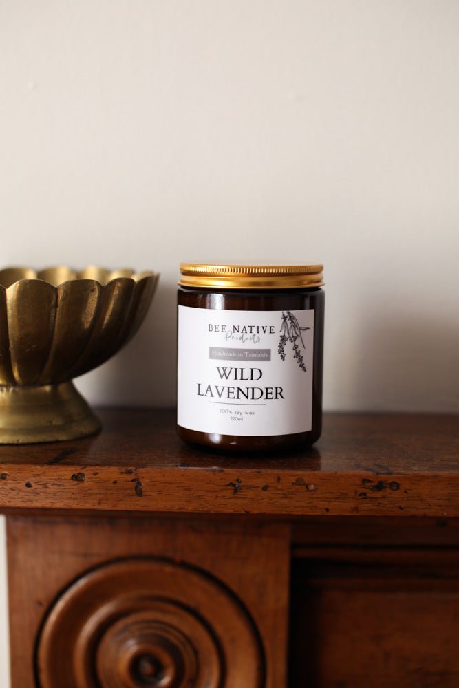 Bee Native Wild Lavender Soy Candle