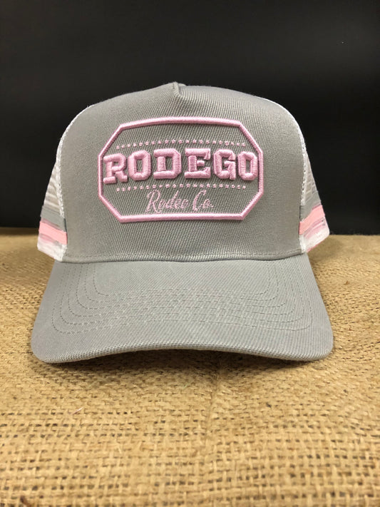 RODEGO Cap - Grey/Pink