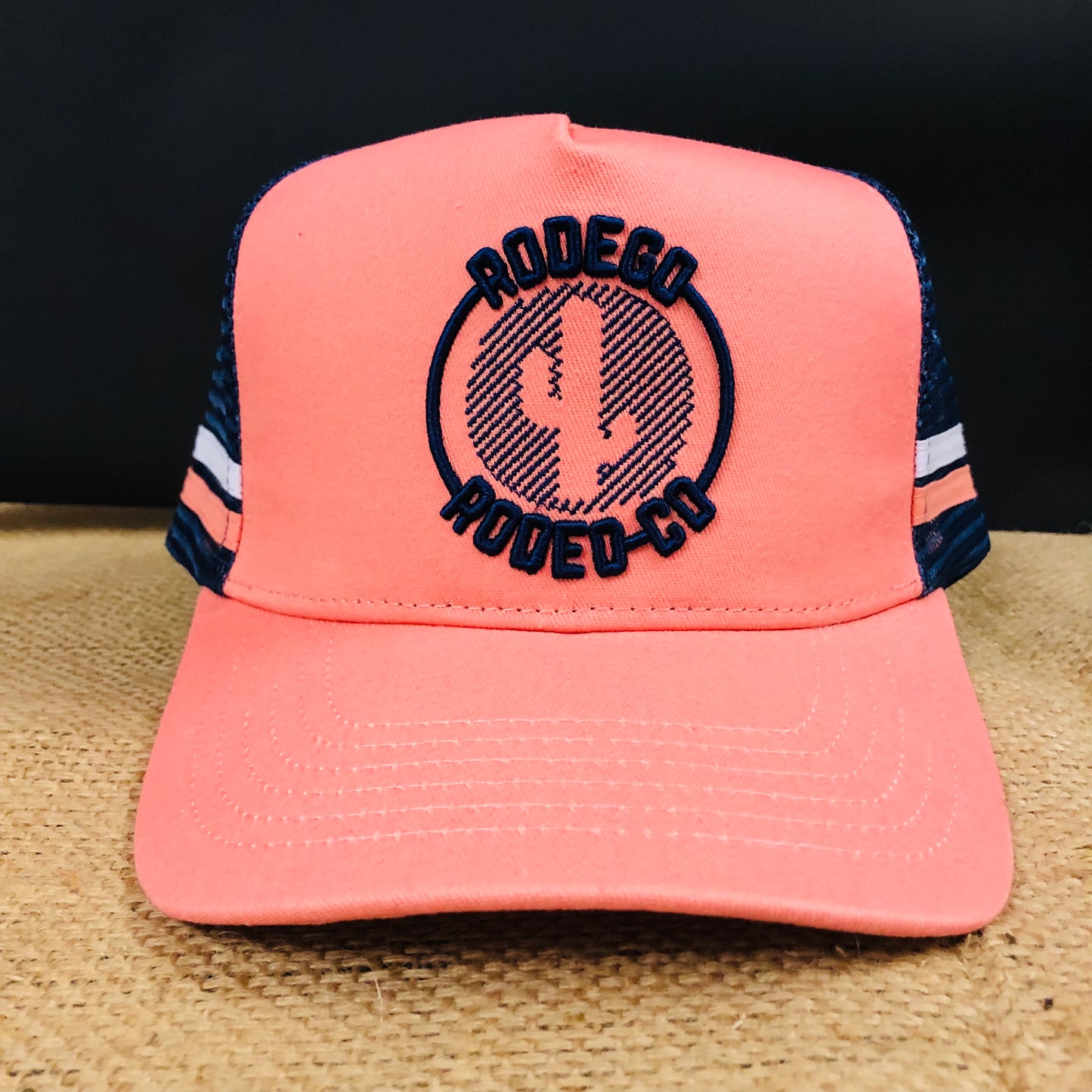 RODEGO Cap - Peach/Navy