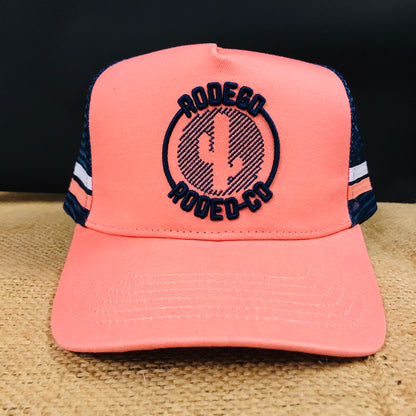 RODEGO Cap - Peach/Navy